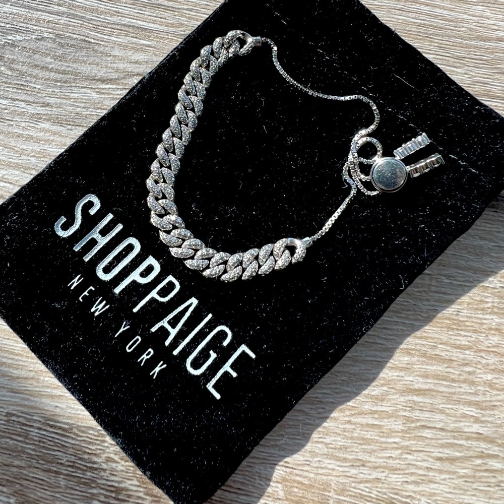 SHOP PAIGE LINK UP ADJUSTABLE BRACELET SILVER *NEW*